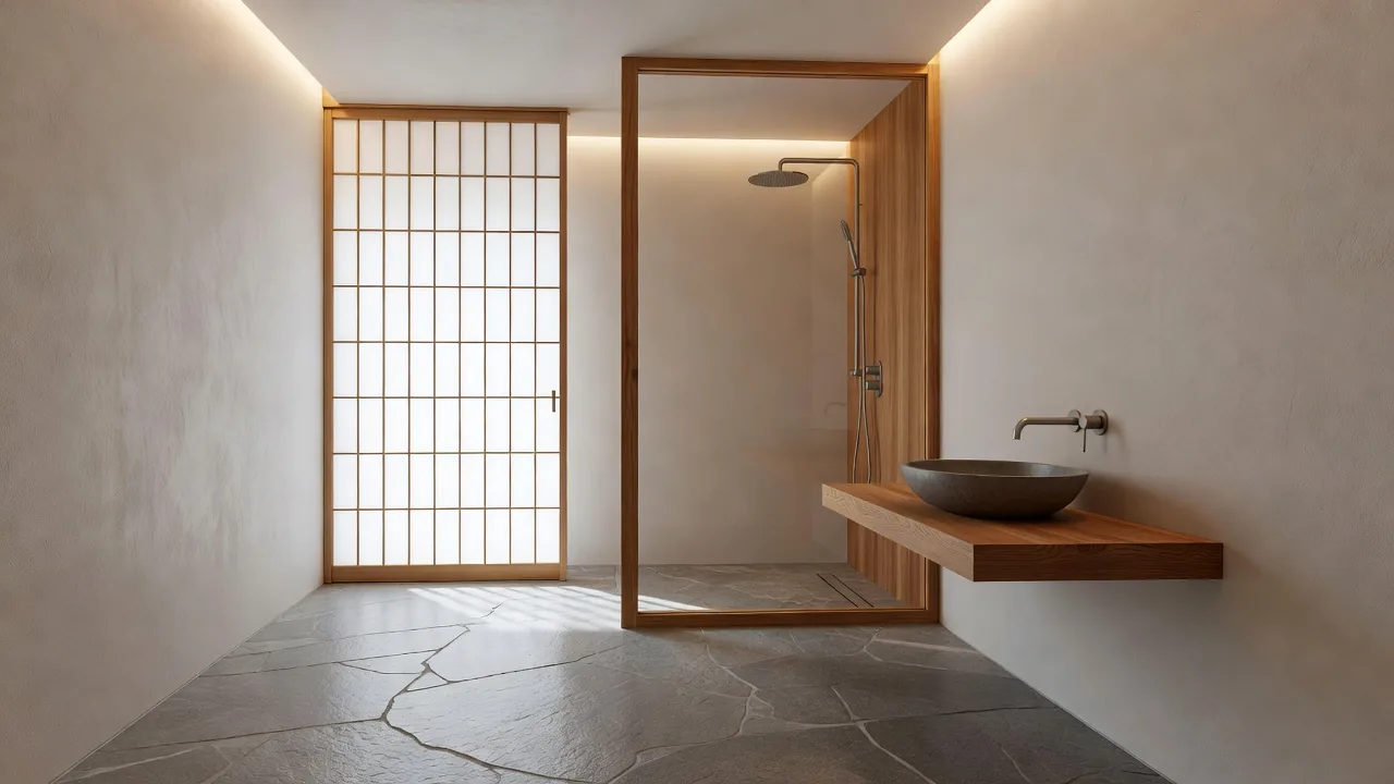Minimalist Shower Area
